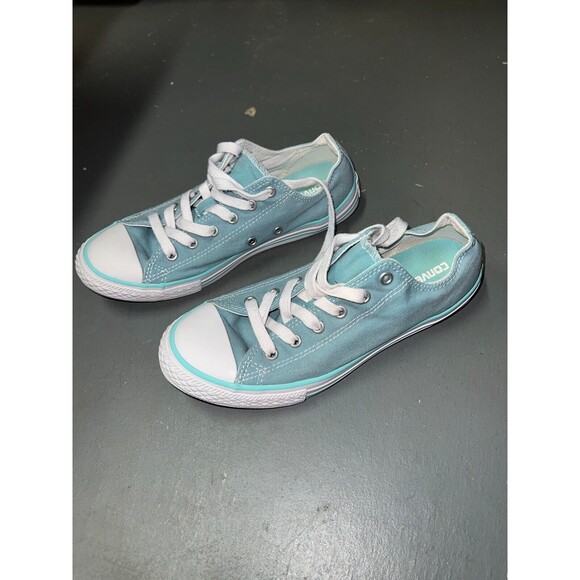 Converse Chuck Taylor All Star Blue Double Tongue Womens Size 5 - Picture 4 of 7